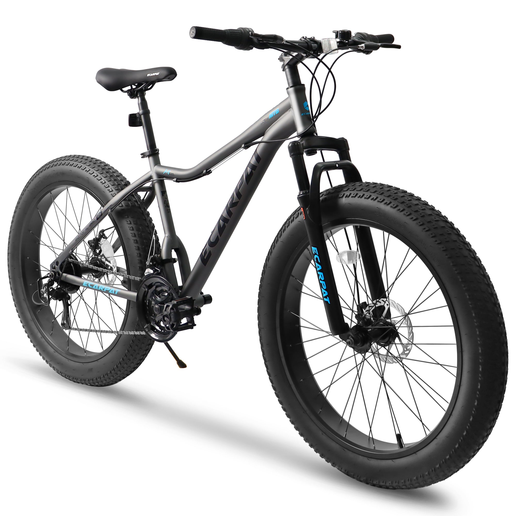 A2605D 26-Inch Mountain Bike with Front Suspension Shock Absorption, Disc Brakes, 21-Speed Gear System, 85% Pre-assembled, Ideal for Mountain, Sand, and Snow Cycling