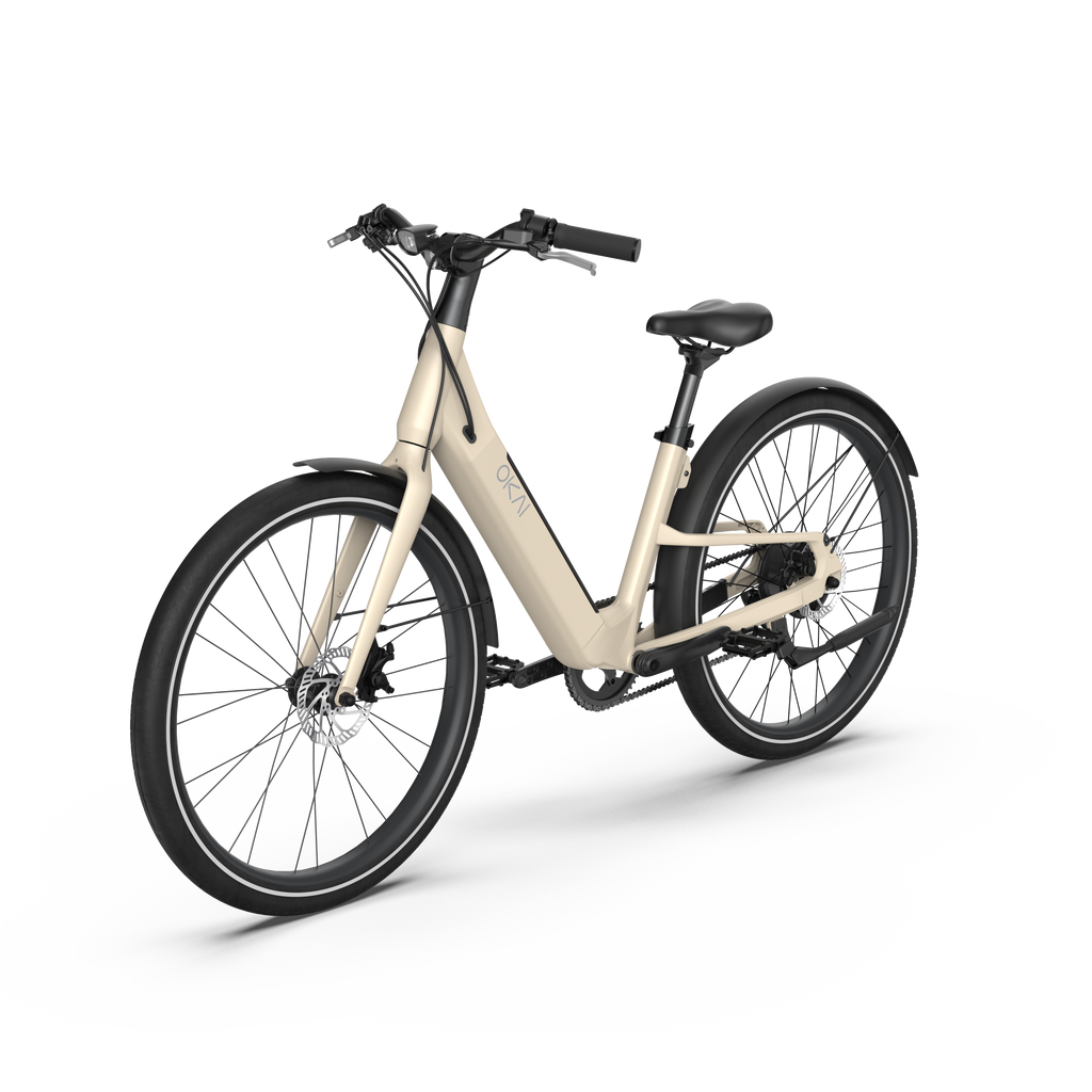 Electric Bike w/ 40 Miles Max Operating Range and 25 mph Max Speed - Desert Sand