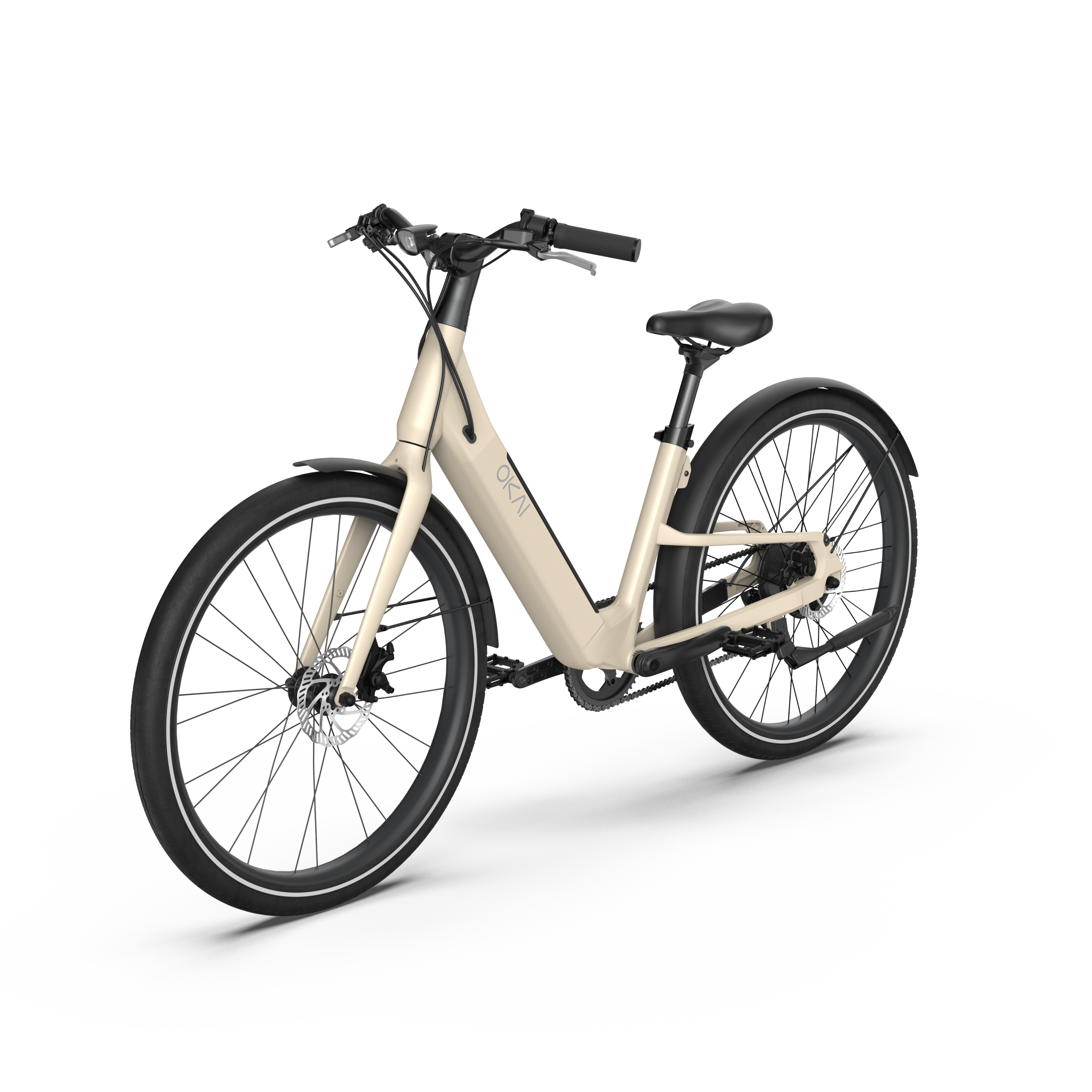 Electric Bike w/ 40 Miles Max Operating Range and 25 mph Max Speed - Desert Sand